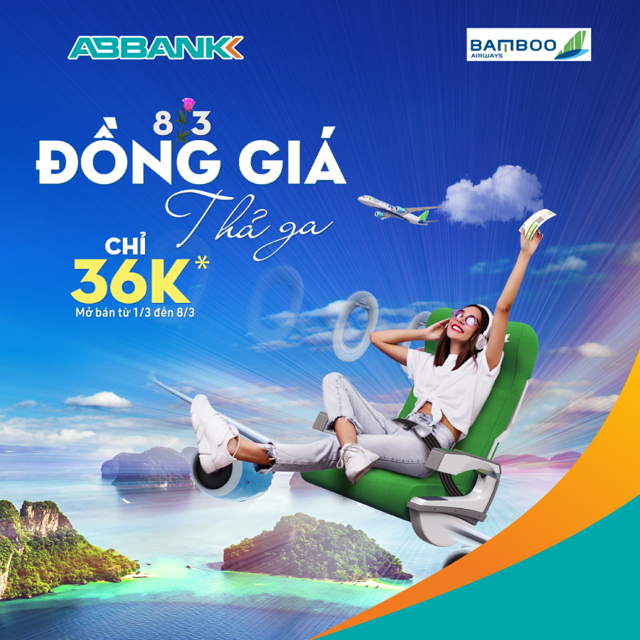 ĐỒNG GIÁ THẢ GA CHỈ 36K - BAMBOO AIRWAY