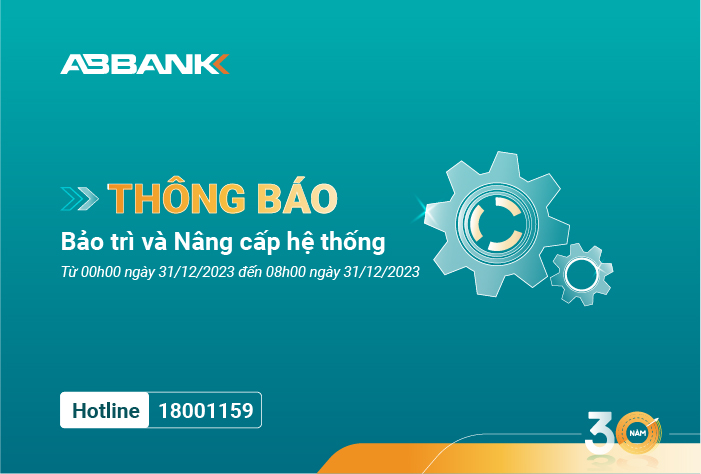 THÔNG BÁO BẢO TRÌ VÀ NÂNG CẤP HỆ THỐNG