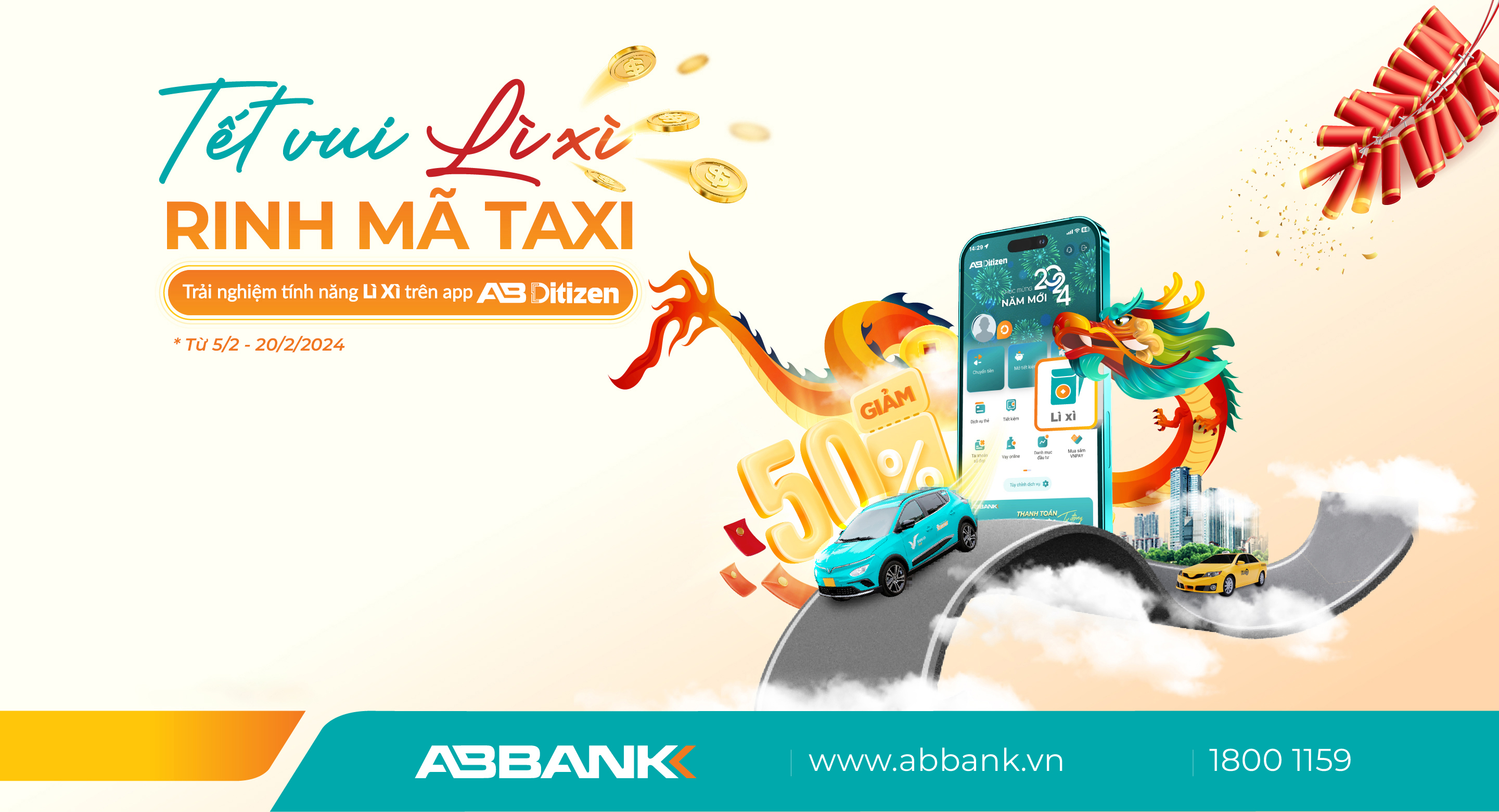 TẾT VUI LÌ XÌ – RINH MÃ TAXI