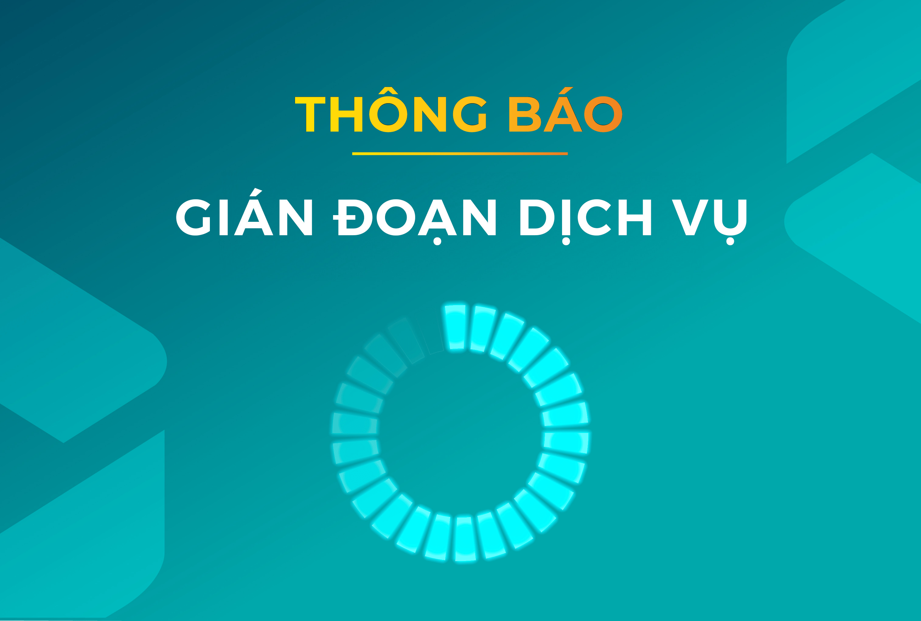THÔNG BÁO TẠM THỜI GIÁN ĐOẠN DỊCH VỤ THANH TOÁN TRỰC TUYẾN QUA THẺ ABBANK VISA