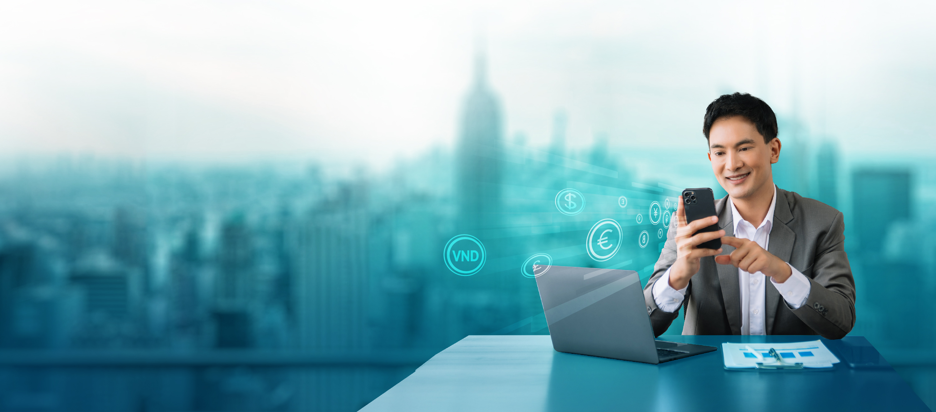 Miễn phí chuyển tiền quốc tế chiều đi trên ABBANK Business