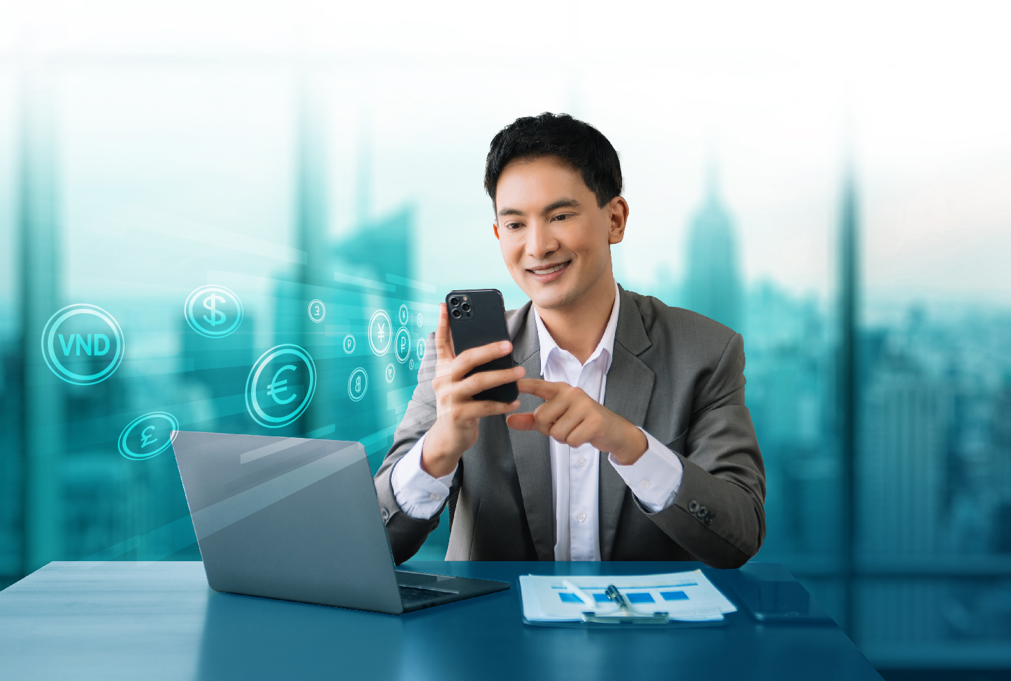 Miễn phí chuyển tiền quốc tế chiều đi trên ABBANK Business