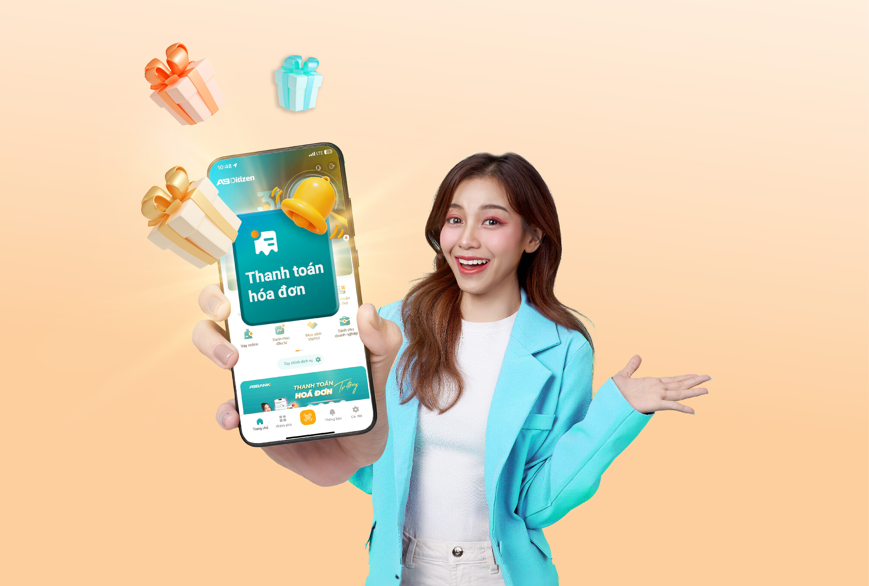 THANH TOÁN TING TING - RINH LỘC ĐẦU NĂM